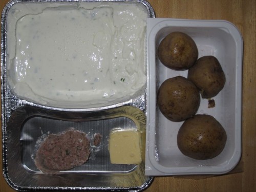 essen_20090914_2 Zwiebelquark mit hausm. Leberwurst, frischem Schnittlauch, Butter, Pellkartoffeln