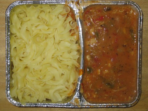 esse_20100201 Italienische Nudelpfanne mit Sellerie, Paprika und Butternudeln